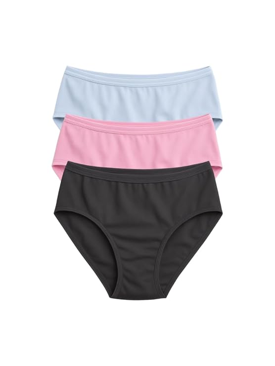 Cotton Hipster Panties – Mid Waist ( pack of 3 )