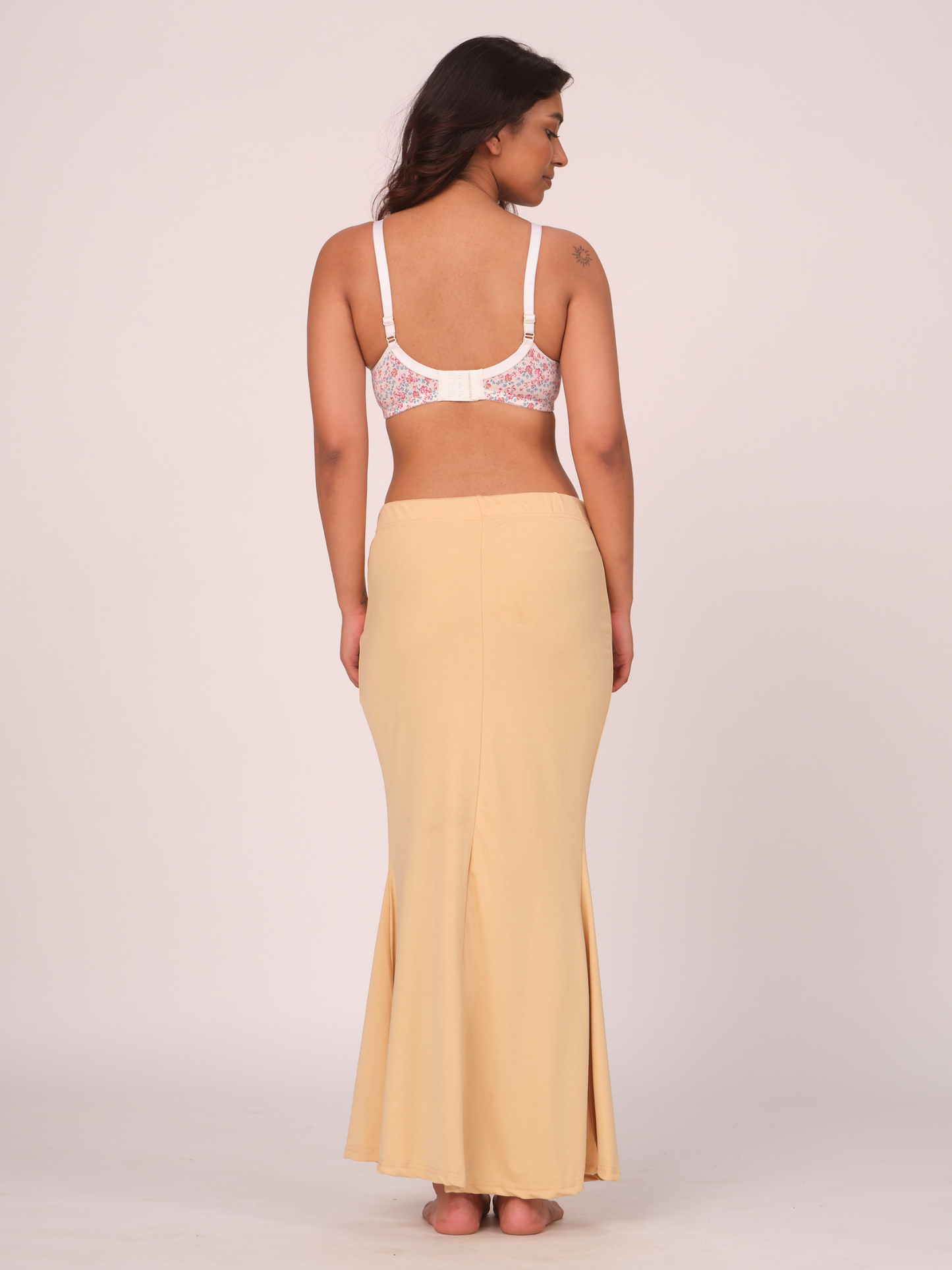 Munns & Mars Polyester Fish-Cut Saree Shapewear