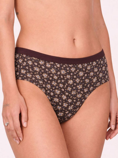Munns & Mars Womens Cotton Printed Mid Waist Hipster Panty