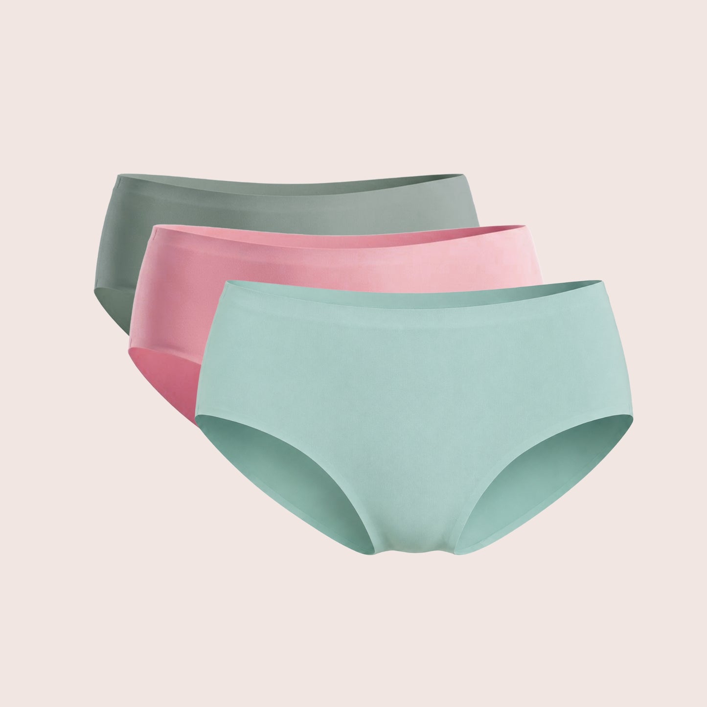 Munns & Mars Womens  Seamless Bonded Hipster Panty - pack of 3
