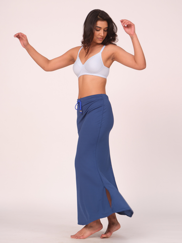 Munns & Mars Saree Shapewear Polyester Fish Cut - Peacock Blue