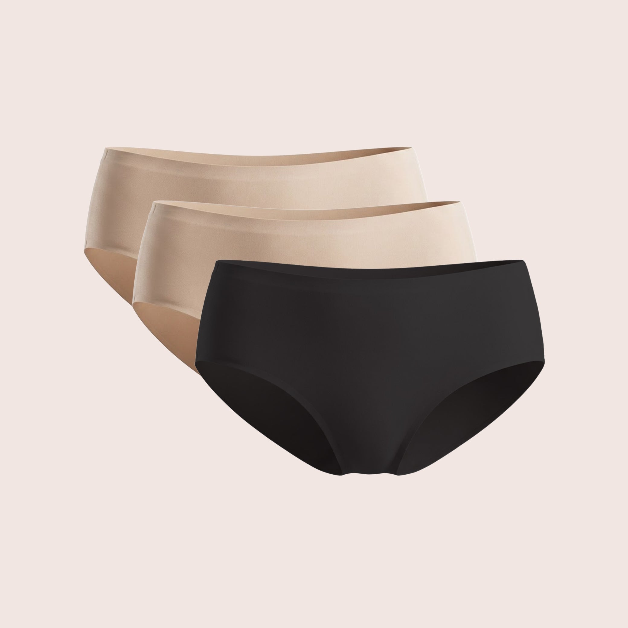 Munns & Mars Womens  Seamless Bonded Hipster Panty - pack of 3