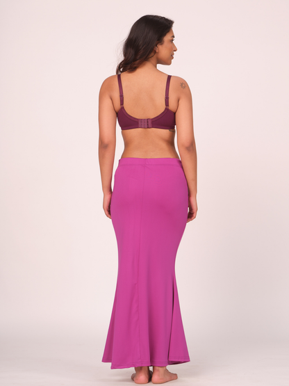 Munns & Mars Saree Shapewear Polyester Fish Cut - Mulberry
