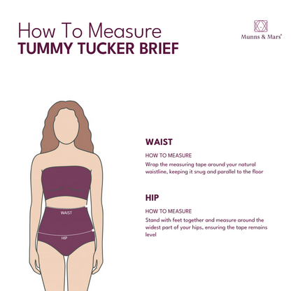 Munns & Mars Bundle of Seamless Non-Padded Tube Bra-Beige And Tummy Tucking Panty-Black