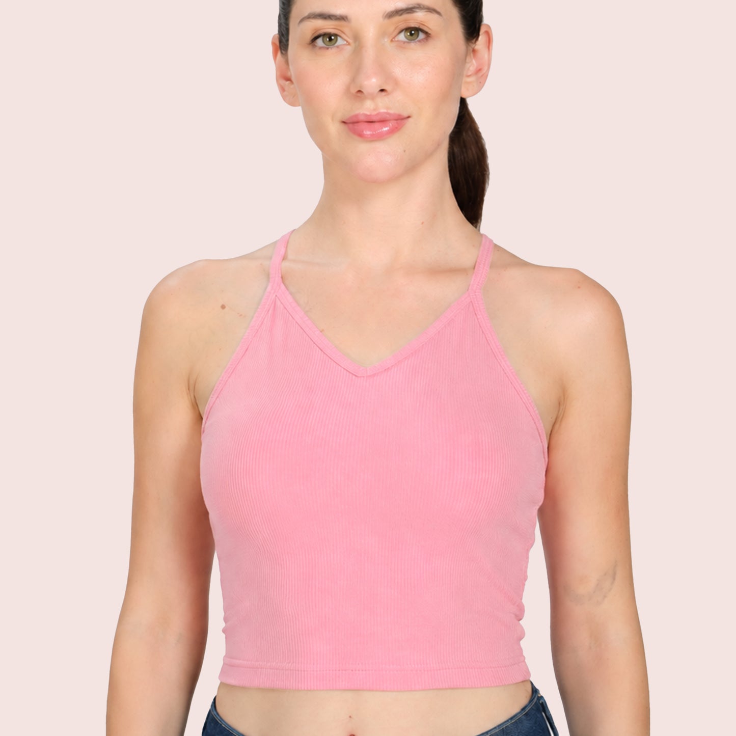 Munns & Mars Womens Casual Wear Spaghetti Strap Tank Top