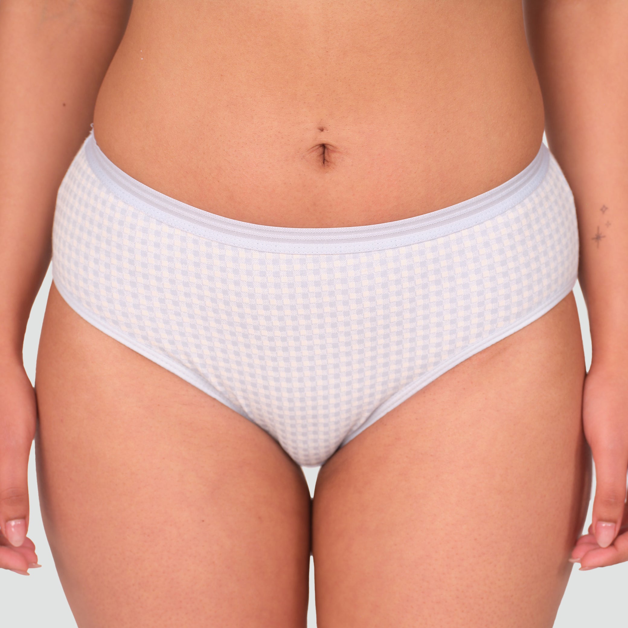 Munns & Mars Womens Cotton Printed Mid Waist Hipster Panty