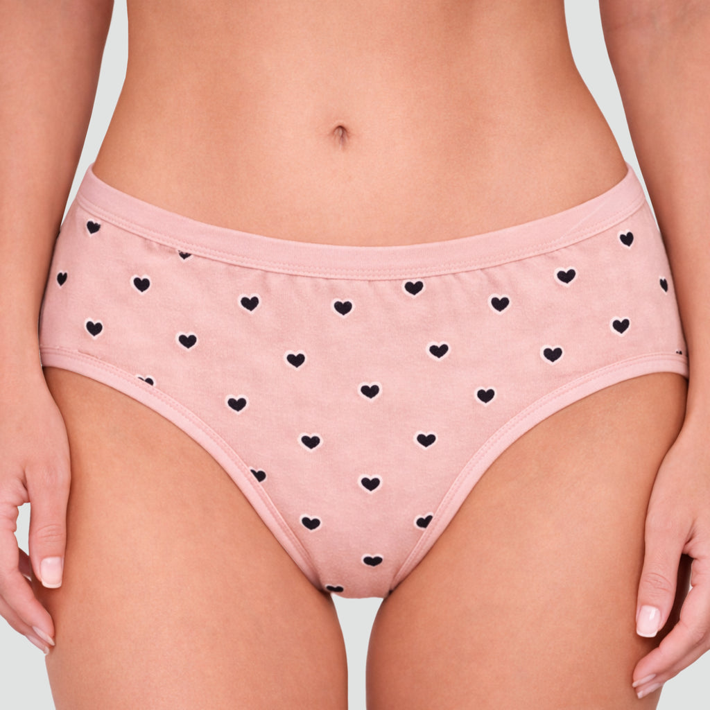 Munns & Mars Womens Pack of 5 Cotton Panties