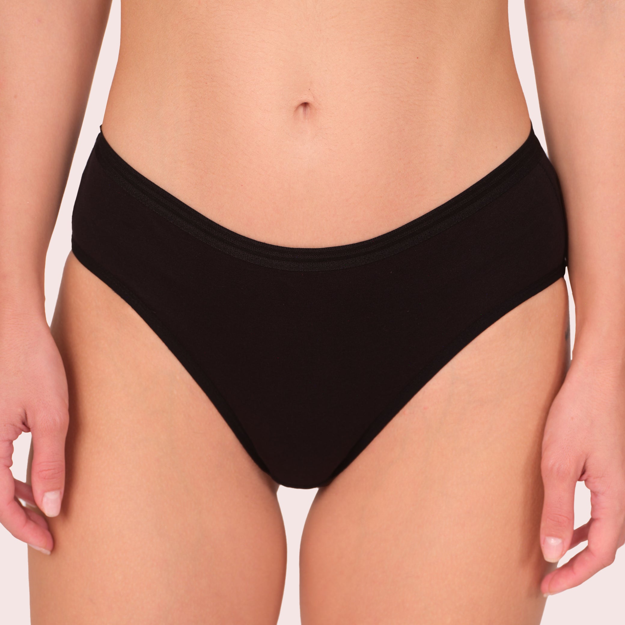 Munns & Mars Womens Cotton Mid Waist Hipster Panty