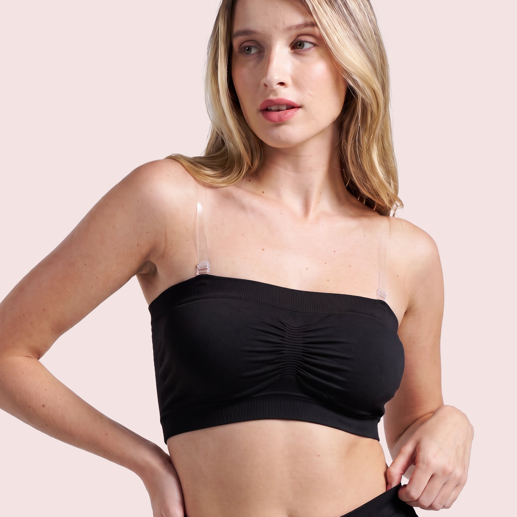 Munns & Mars Womens Seamless Non-Padded Tube Bra - Pack of 2