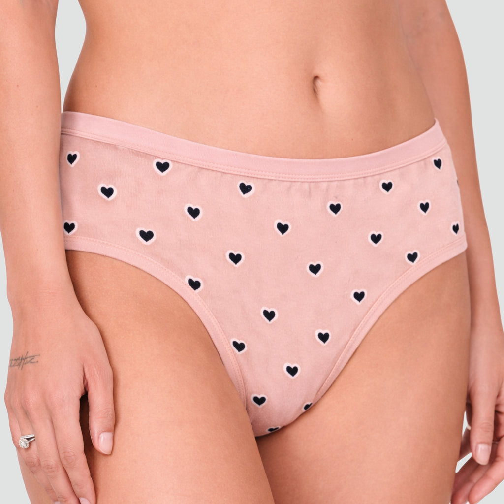 Munns & Mars Womens Pack of 5 Cotton Panties
