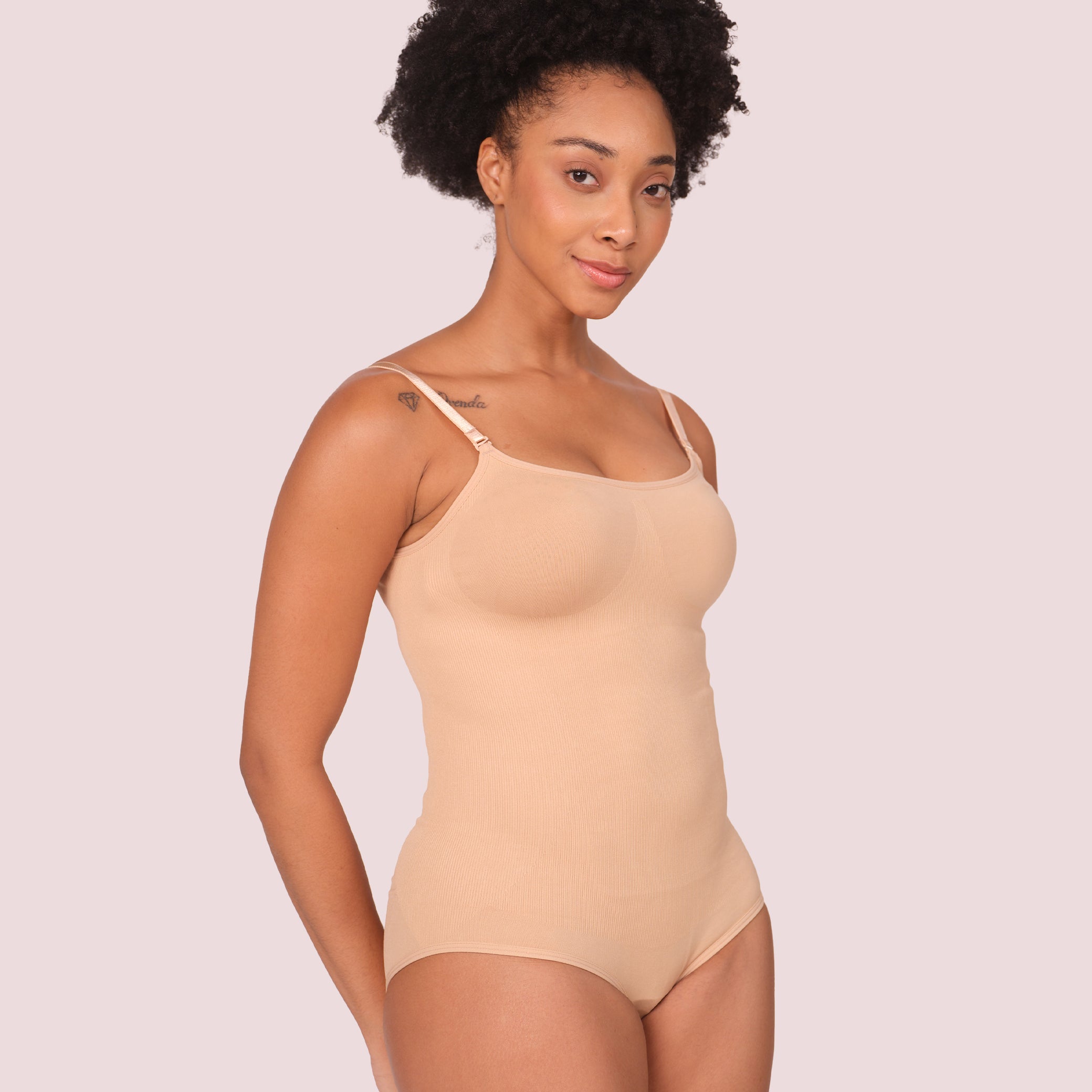 Munns & Mars Womens Seamless Bodysuit Shapewear