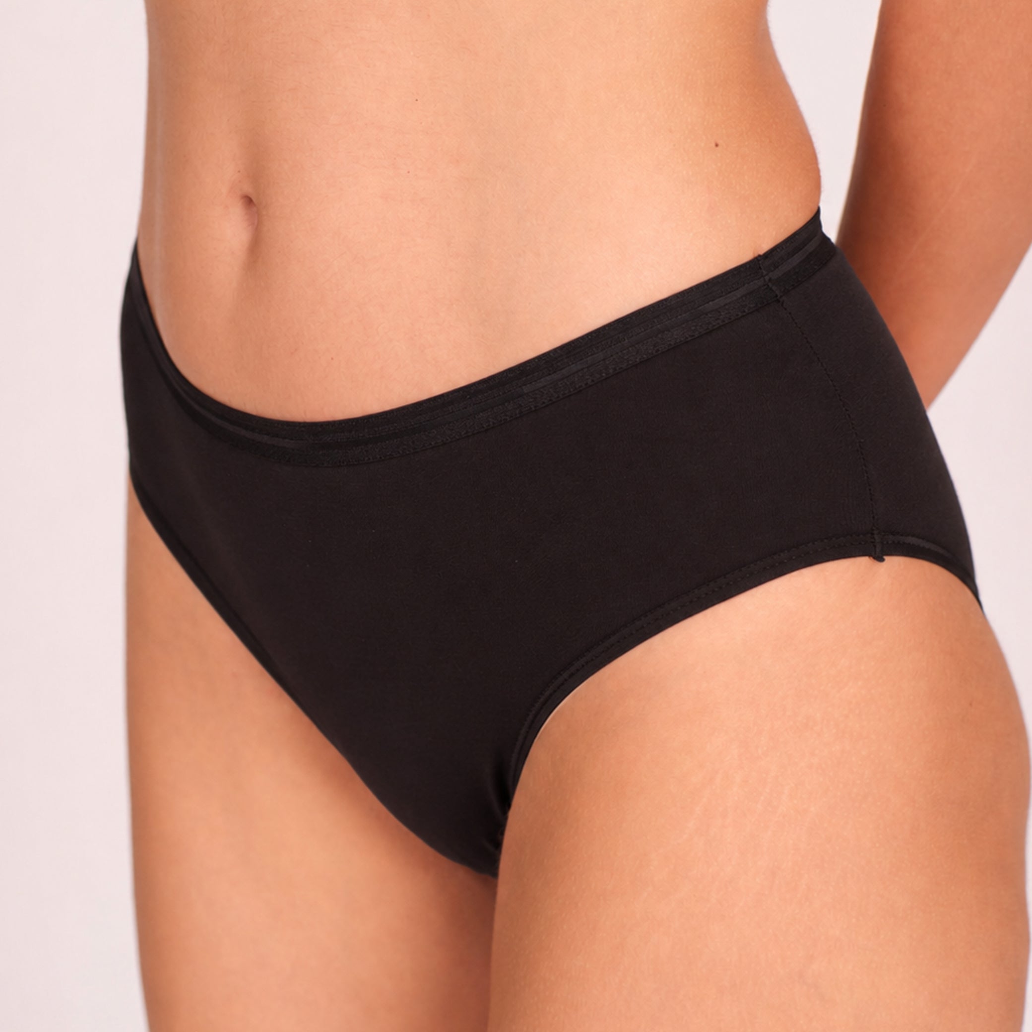 Munns & Mars Womens Cotton Mid Waist Hipster Panty