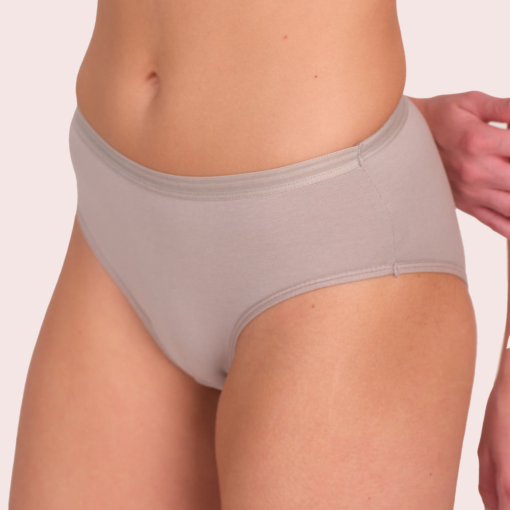 Munns & Mars Womens Cotton Mid Waist Hipster Panty Pack Of 5