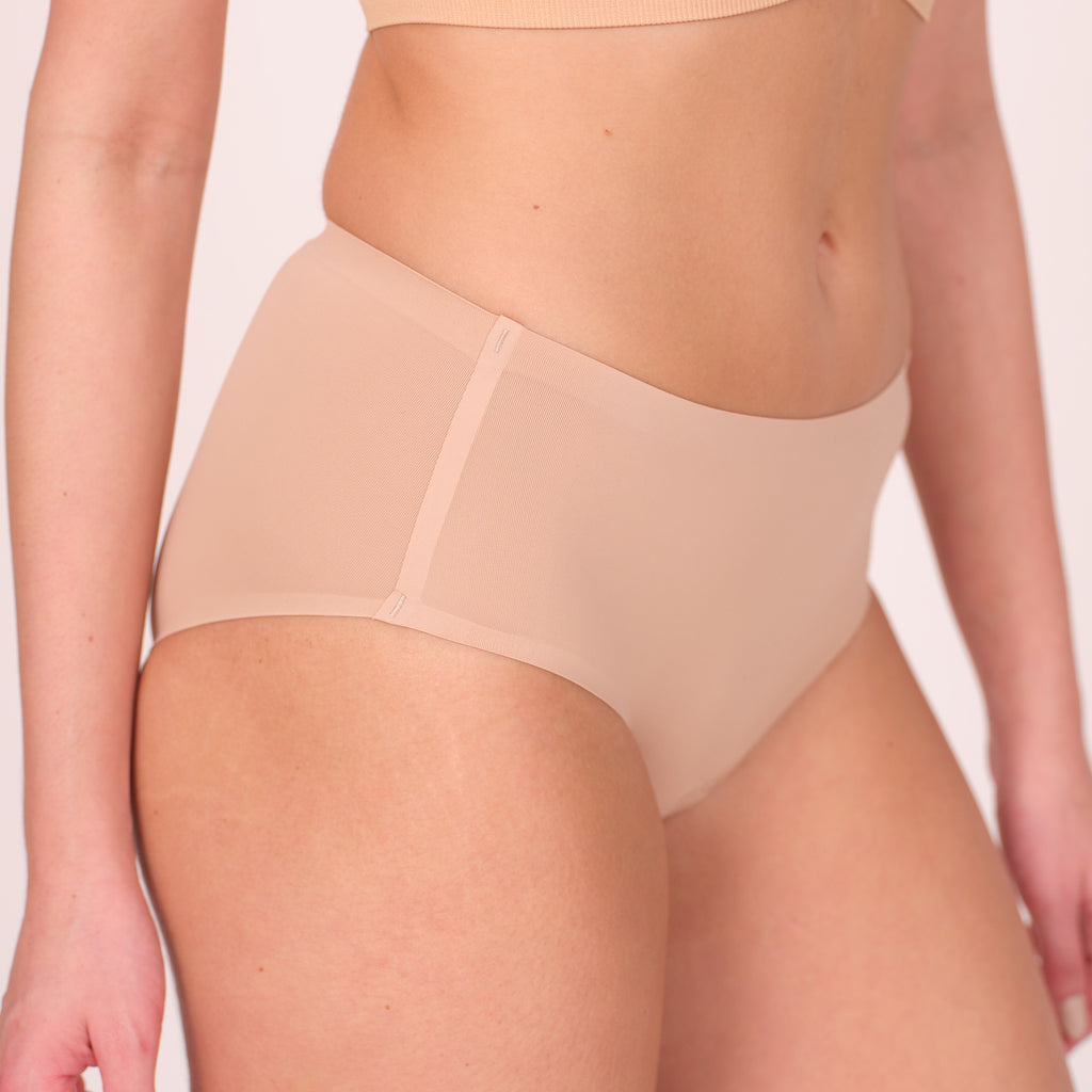 Munns & Mars Womens Seamless Bonded Hipster Panty