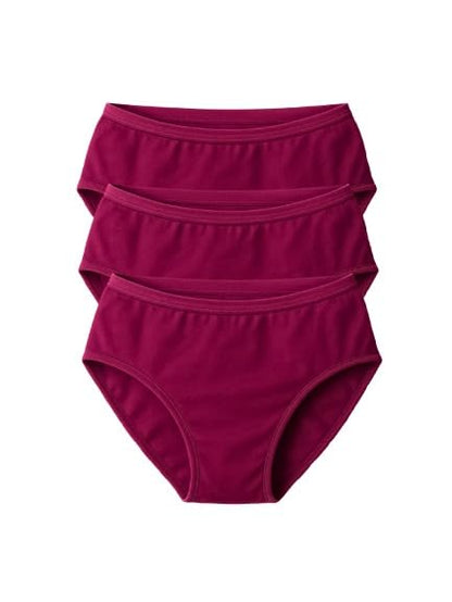 Mid Waist Cotton Hipster Panties (Pack of 3)