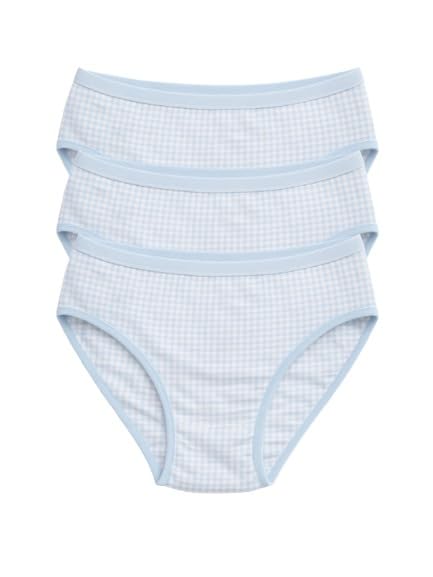 Mid Waist Cotton Hipster Panties (Pack of 3)