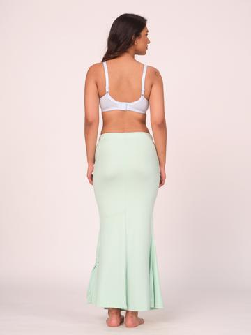 Munns & Mars Saree Shapewear Polyester Fish Cut - Mint Green
