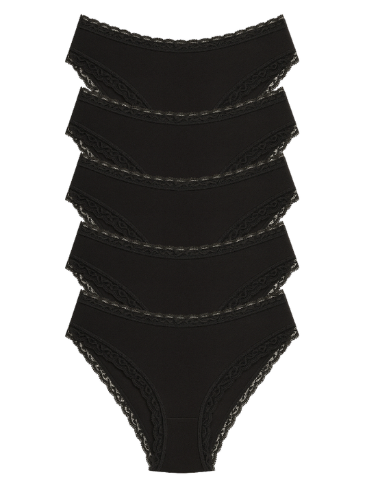 High Waist Bikini (With Lace) - Pack of 5