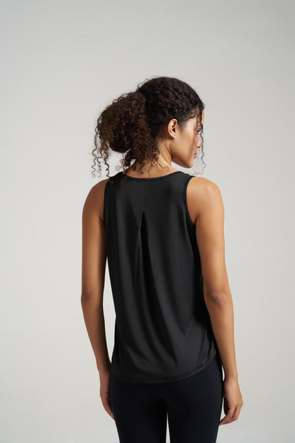 Box-Pleat Tank Top