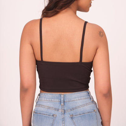 Munns & Mars Womens Casual Wear Spaghetti Strap Tank Top
