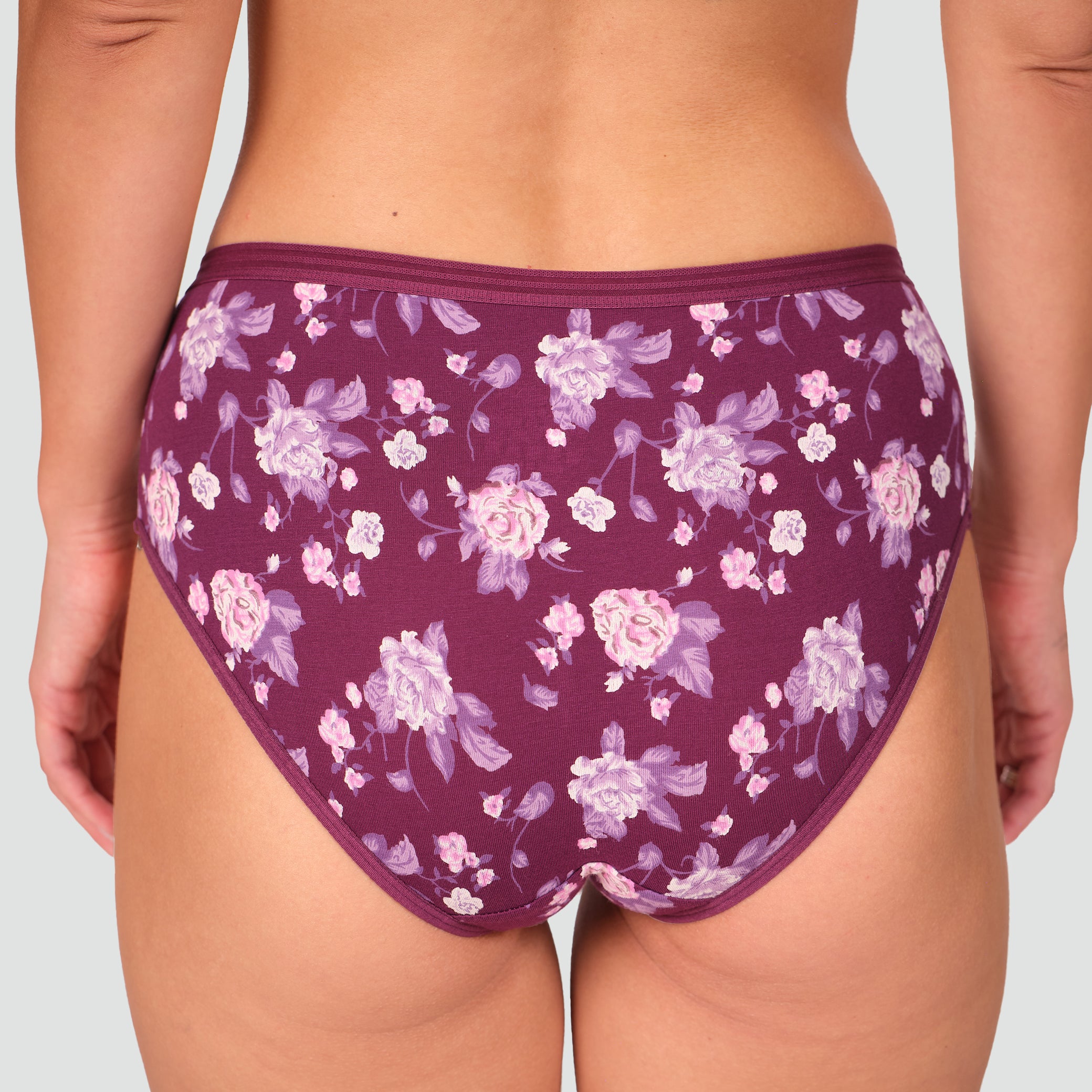 Munns & Mars Womens Cotton Printed Mid Waist Hipster Panty
