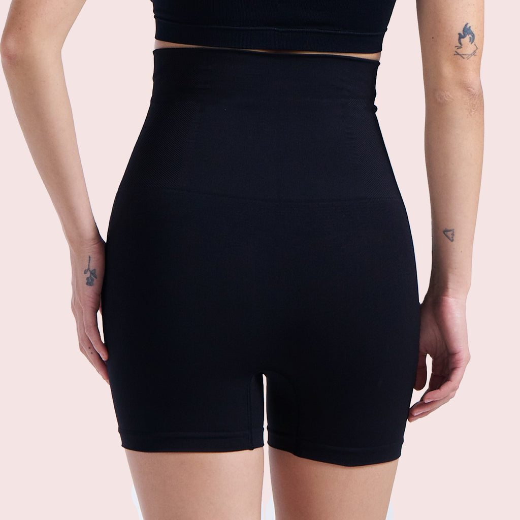 Munns & Mars Womens Tummy & Thighs Short Shapewear - Pack of 2