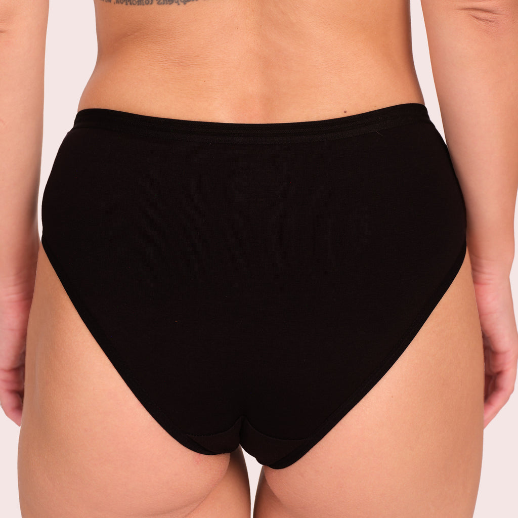 Munns & Mars Womens Cotton Mid Waist Hipster Panty Pack Of 5