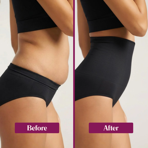 Munns & Mars Tummy Tucker Panty -  Black