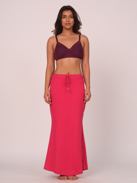 Munns & Mars Saree Shapewear Polyester Fish Cut - Strawberry