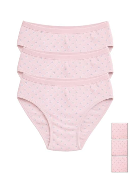 Mid Waist Cotton Hipster Panties (Pack of 3)