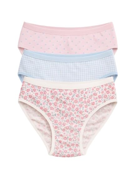 Mid Waist Cotton Hipster Panties (Pack of 3)