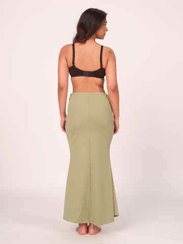 Munns & Mars Saree Shapewear Polyester Fish Cut - Mehndi