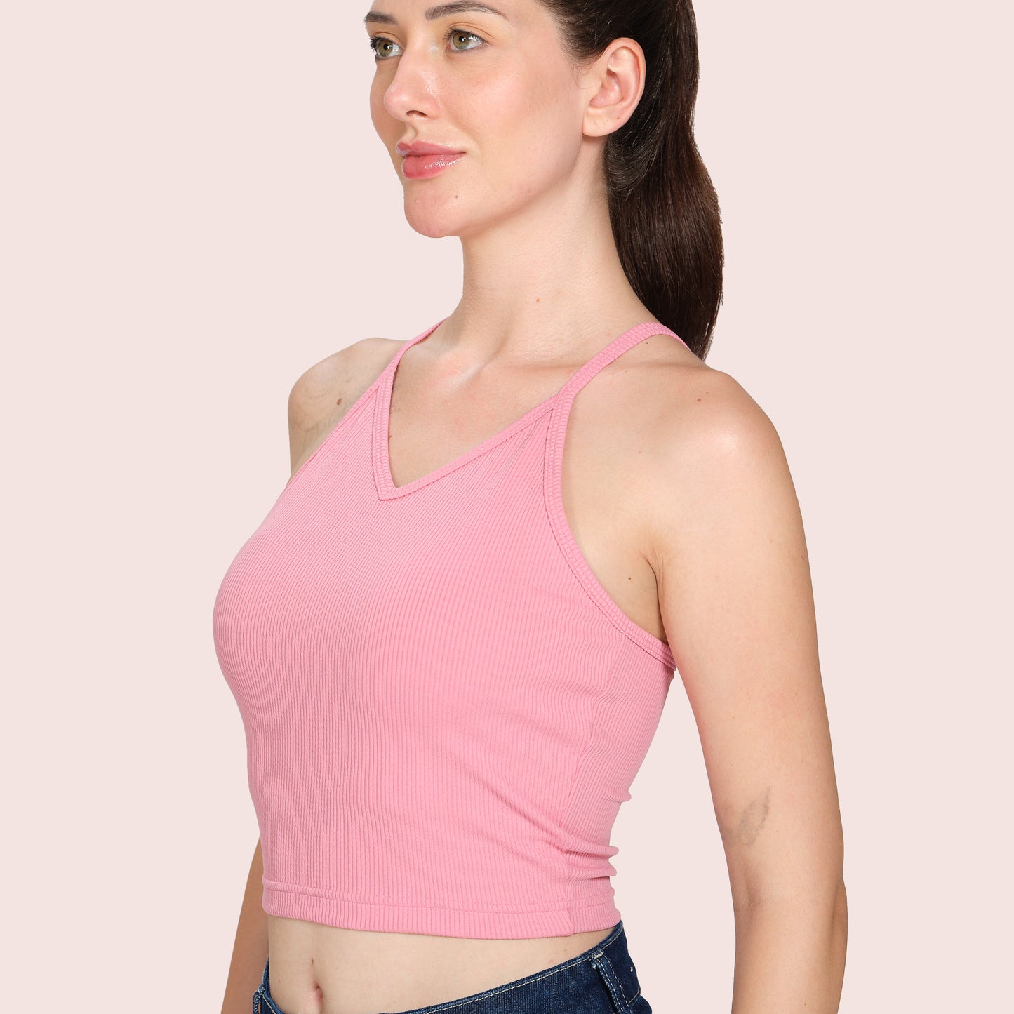 Munns & Mars Womens Casual Wear Spaghetti Strap Tank Top