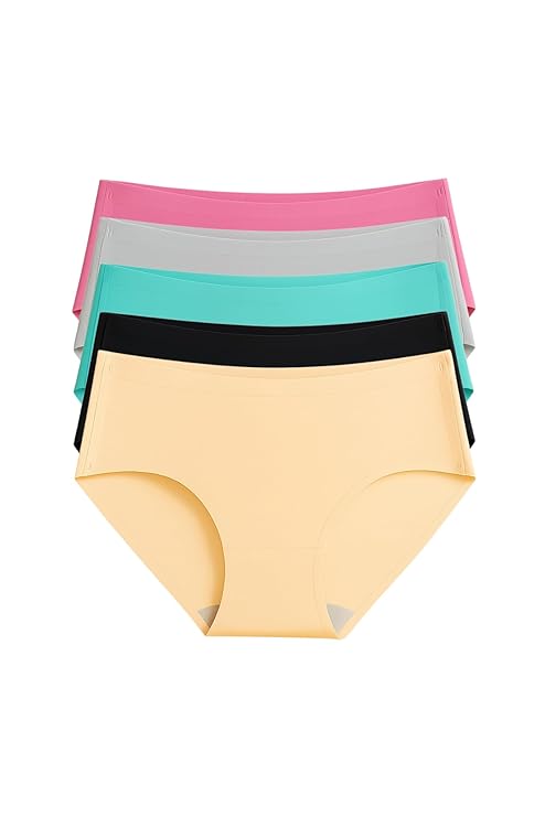 Seamless Bonded Hipster Panties - pack of 5