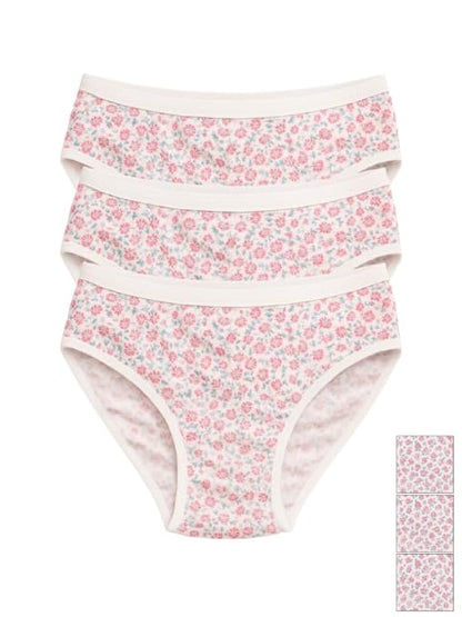Mid Waist Cotton Hipster Panties (Pack of 3)