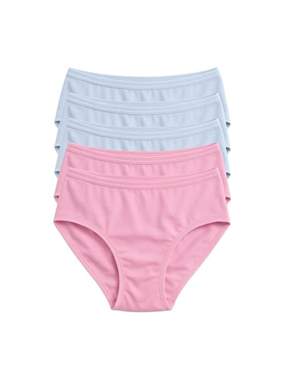 Women’s Cotton Hipster Panties – Mid Waist ( pack of 5 )