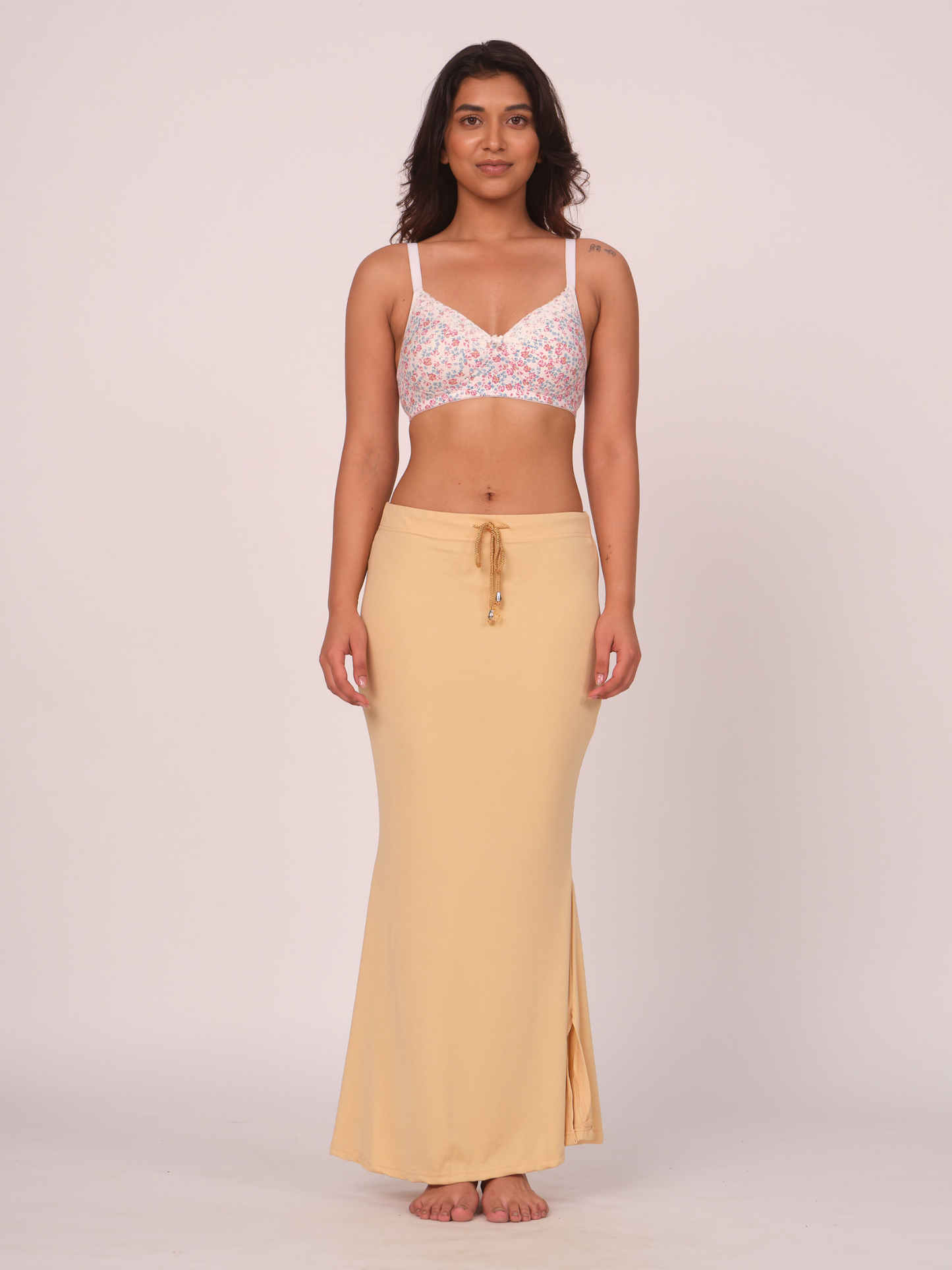 Munns & Mars Saree Shapewear Polyester Fish Cut - Beige