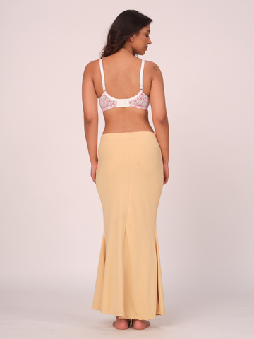 Munns & Mars Saree Shapewear Polyester Fish Cut - Beige