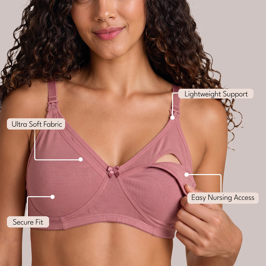 Munns & Mars Pack of 3 Womens Maternity Bra