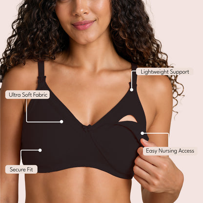 Munns & Mars Pack of 2 Women's Maternity Bra
