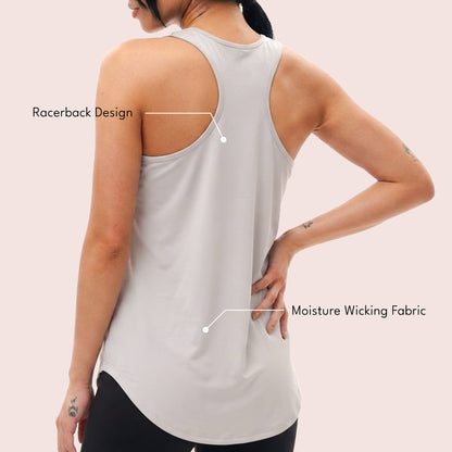 Munns & Mars Womens Activewear Racerback Tank Top for Women