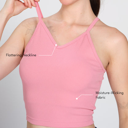 Munns & Mars Womens Casual Wear Spaghetti Strap Tank Top