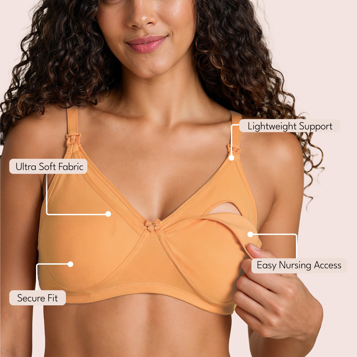 Munns & Mars Pack of 2 Women's Maternity Bra