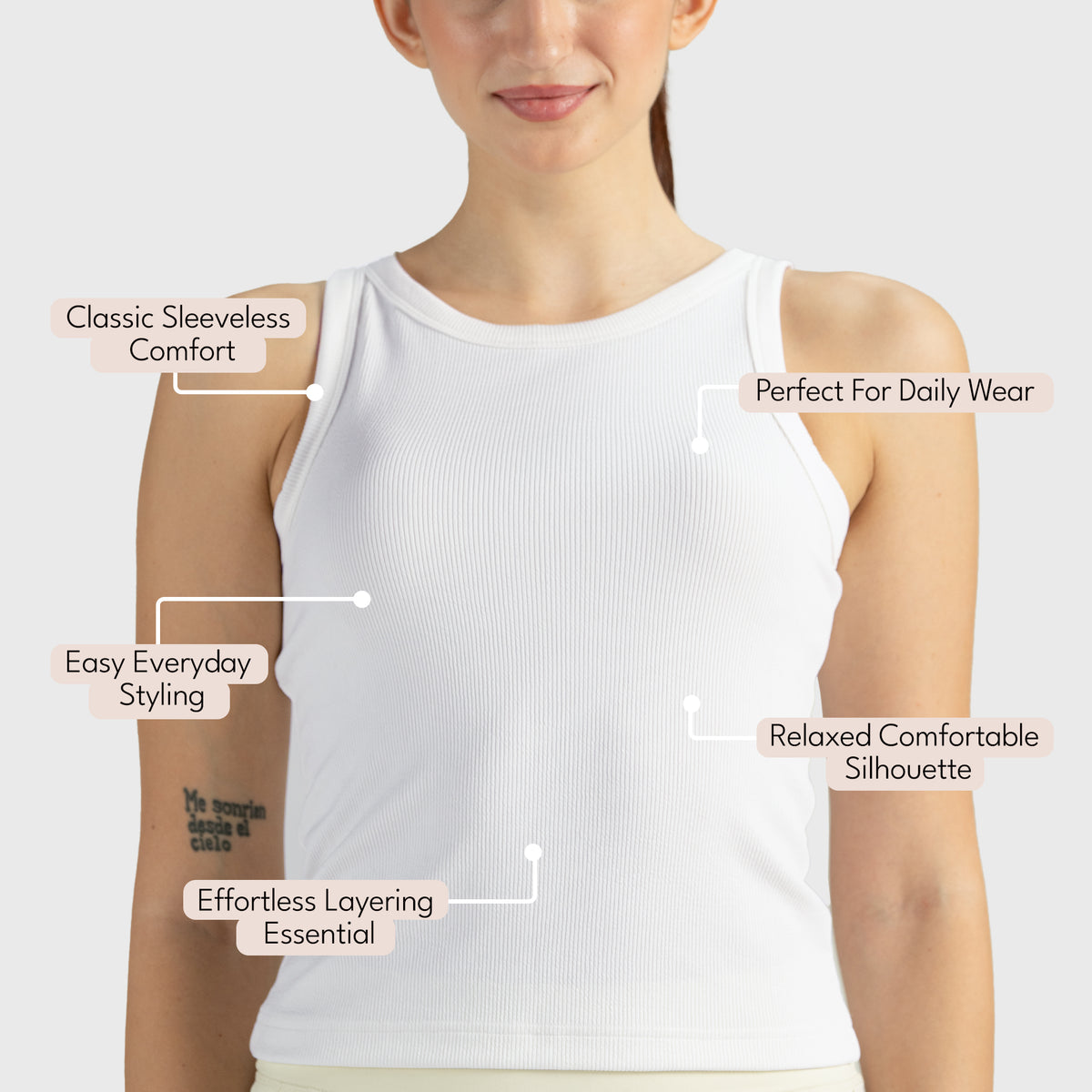 Casual Wear Classic Sleeveless Tank Top