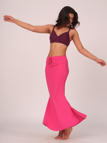 Munns & Mars Saree Shapewear Polyester Fish Cut - Pink