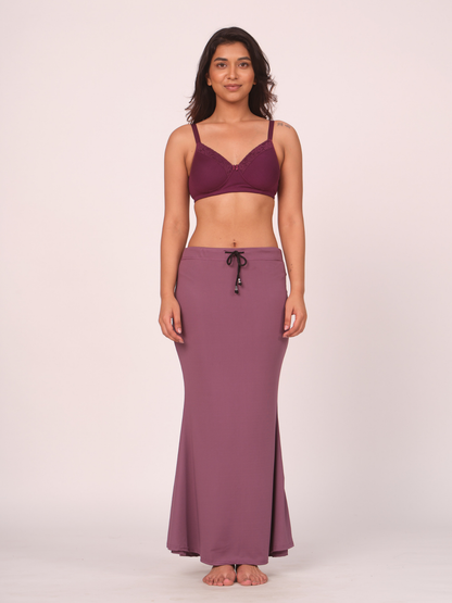 Munns & Mars Saree Shapewear Polyester Fish Cut - Wine