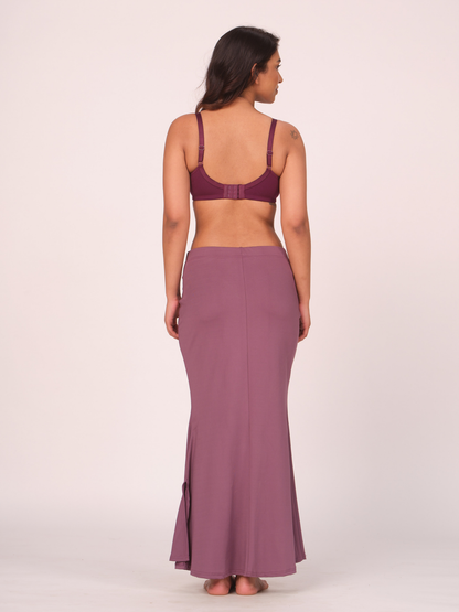 Munns & Mars Saree Shapewear Polyester Fish Cut - Wine