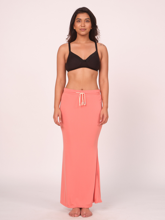 Munns & Mars Saree Shapewear Polyester Fish Cut - Peach