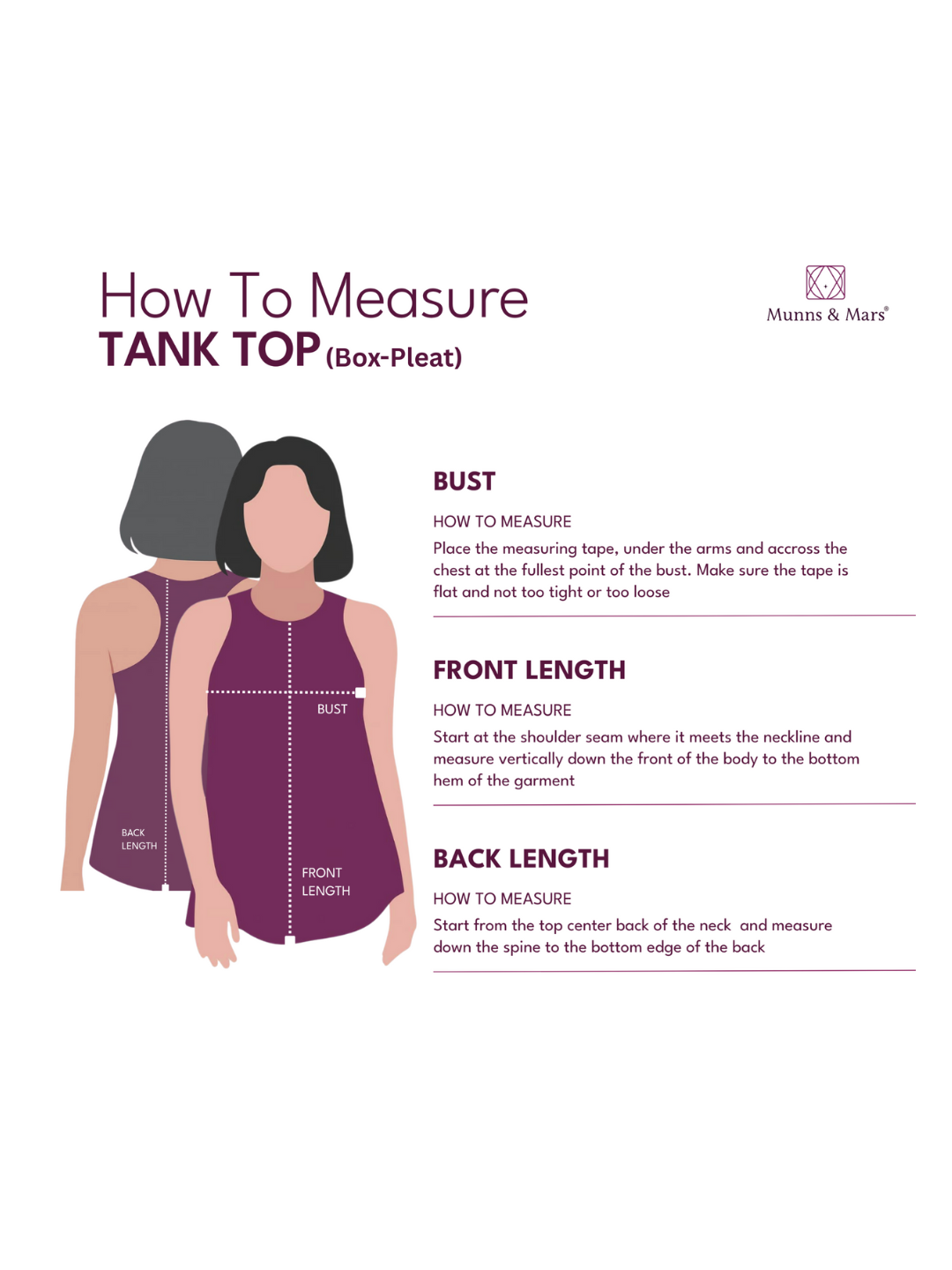 Munns & Mars Box-Pleat Tank Top - Navy Blue