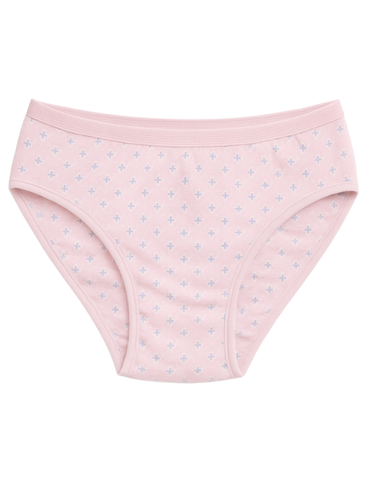 Mid Waist Hipster Panty (Outer Elastic-Printed)